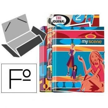 Liderpapel 513509 - Carpeta gomas solapas