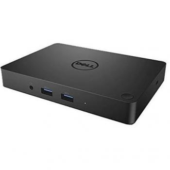 Dell WD15 Docking Station con USB-C, VGA, HDMI, Mini DP y GigE - 130 Watt para Latitude Series Negro