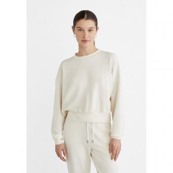 Ecru Soft-Touch Modal Sweatshirt S
