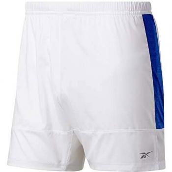 Reebok Re 5 Inch Short Pantalón Corto, Hombre, Blanco, L