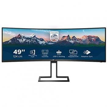 Philips Monitors 498P9/00, 49 Curved 1800R, SuperWide, 70Hz, VA, Adaptive Sync