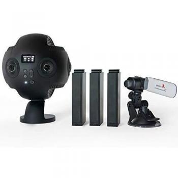 Insta360 Pro 2 - Professional 8K 3D camera with 6 f / 2.4 HD single lenses, 360 ° video recording up to 8K, 3D megapixel photo, RAW, HDR, Wi-Fi connection, Black
