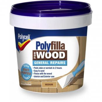 Polycell Polyfilla Madera general 380gm Reparación luz de hidromasaje