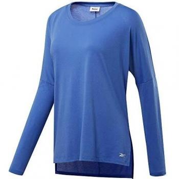 Reebok Wor Supremium Long Sleeve Camiseta, Mujer, blubla, S