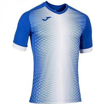 Joma - Camiseta Supernova M/C 101284 Royal-Bianco Fashion para Hombre, 101284_702_L, Royal-Bianco, L