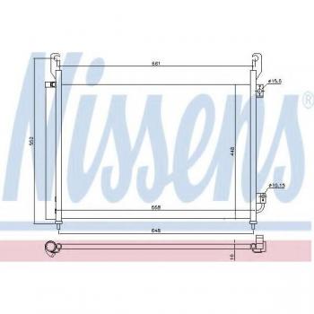 Condensador de Aire Acondicionado Nissens 940316 con Alta Eficiencia