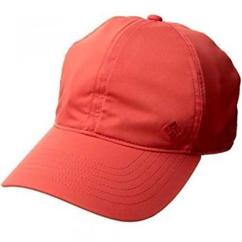 Columbia Gorra de béisbol unisex, Coolhead II Ball Cap, Poliéster, Rojo