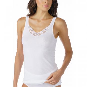 Mey 2000 Women's Wide Strap White Tank Top 5XL