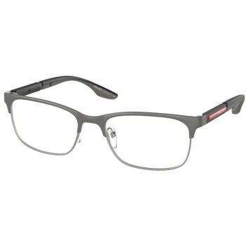 Prada Linea Rossa PS52NV 06P1O1 Gafas Recetadas para Hombre Grises con armazones grises y lentes de 53
