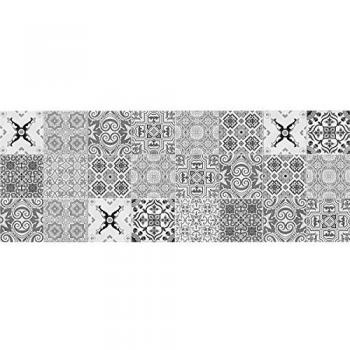 Laroom Alfombra Vinílica de Cocina Diseño Faro, Vinilo Antiliscante, Gris, 50x133 cm