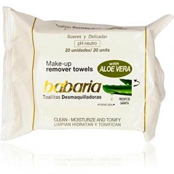 Babaria Toallitas Desmaquilladoras Aloe Vera - 20 Unidades