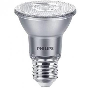 Philips Master Value LED Reflector Bulb E27 PAR20 6W 500lm 25D - Very Warm Light | Best Color Rendering - Dimmable - Replacement for 50W