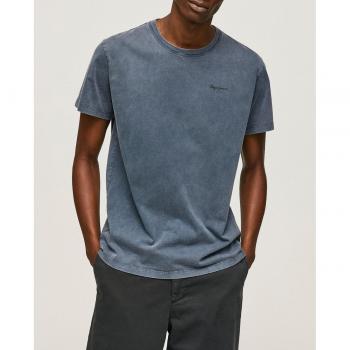 Camiseta Pepe Jeans Jacko para Hombre de Algodón con Logo en Color Azul Marino de Manga Corta