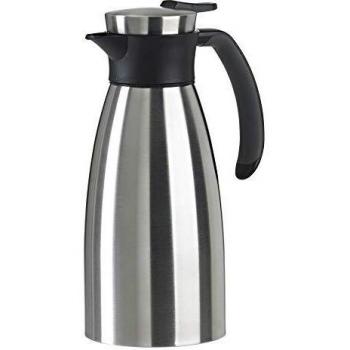 Emsa 508932 termo | 1 litro | cierre rápido, agarre suave | acero inoxidable | negro
