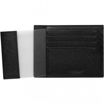 Montblanc Sartorial Tarjetero, 12 cm, Negro