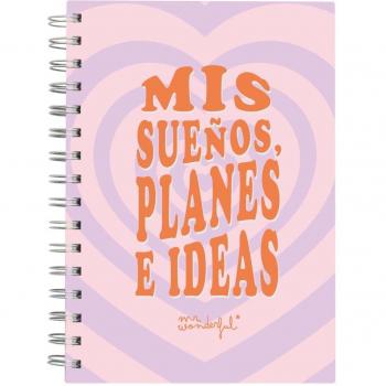 Libreta Mr. Wonderful: Mis sueños, planes e ideas.