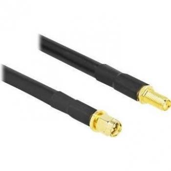 Cable de extensión de antena DeLOCK SMA macho a SMA hembra LMR/CFD300 10 m negro