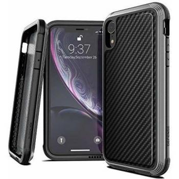 Xdoria Defense Lux Carbono - Carcasa para Apple iPhone 6.1, Color Negro