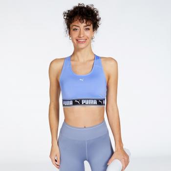 Sujetador Deportivo Puma Mid Impact Lila Mujer