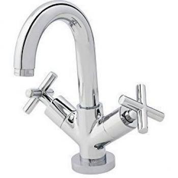 Galindo matrix 8245000 grifo de lavabo bimando plata cromado