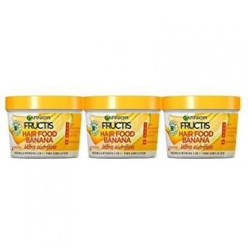 Garnier Fructis Hair Food 3 containers of 390 ML - Total: 1170 ML - Banana