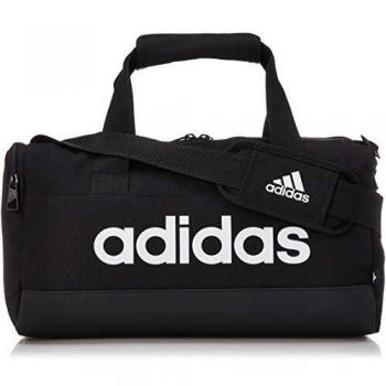 adidas Linear DUF XS Bolsa de Deporte, Adultos Unisex, Negro/Blanco