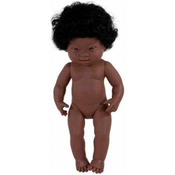 Muñeco Bebé Africana Luisa 40 cm con Síndrome Down