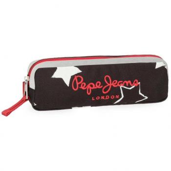 Pepe Jeans Jessa Neceser de Viaje, 22 cm, 0.46 litros, Negro