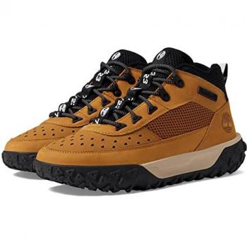Timberland GreenStride Motion 6 Mid Lace-Up Hiking Boots for Men in Yellow, Size 6.5