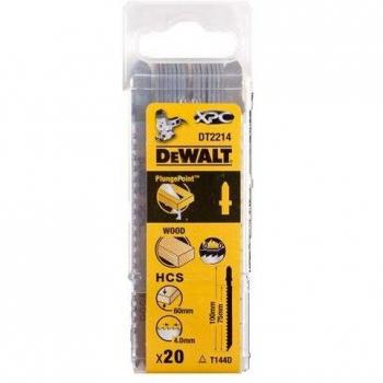 DEWALT DT2214-QZ - Hoja de sierra de calar XPC, longitud: 100mm, paso de diente: 4.2mm, para cortes rápidos y precisos en madera, aglomerado, contrachapado, laminado y plástico hasta 60mm de espesor