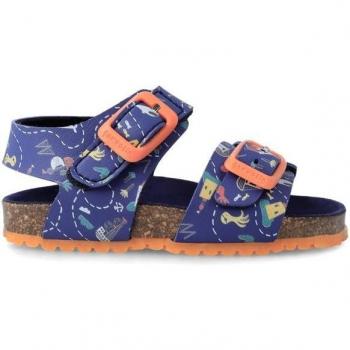Sandalias Garvalín 232663 Bio Estampado Azul Marino