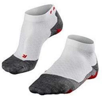 Falke RU5 Race Short Calcetines Para Correr Mujeres - Blanco, Gris