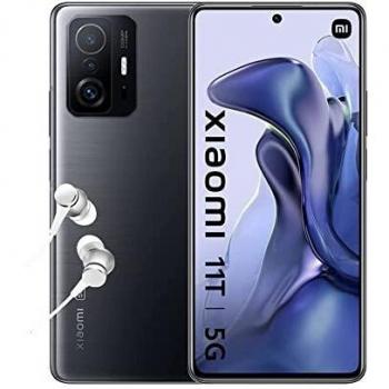 Xiaomi 11T 5G - Smartphone 8+128 GB, 6,67 AMOLED flat DotDisplay de 120 Hz, MediaTek Dimensity 1200-Ultra, cámara PRO de 108 MP, 5000 mAh, Gris Meteorito