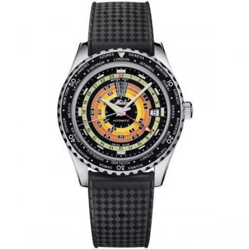 Reloj automático Mido Ocean Star Decompression Worldtimer 40mm negro de acero edición especial