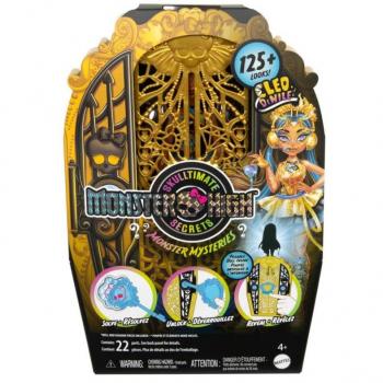 Muñeca Skulltimate Cleo de Nile con armario y accesorios Monster High