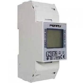 Contador de energía digital monofásico Perry 2 DIN 1SDSD05CEM2DGT