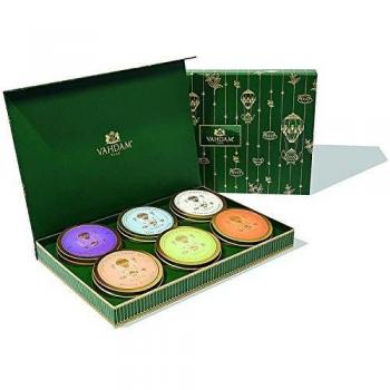 VAHDAM, Reserva Privada de Té Verde para regalar a mamá - 6 tés en una lujosa caja de regalo | Ingredientes 100% naturales | Set de regalo para el día de la madre | regalos originales para mujer