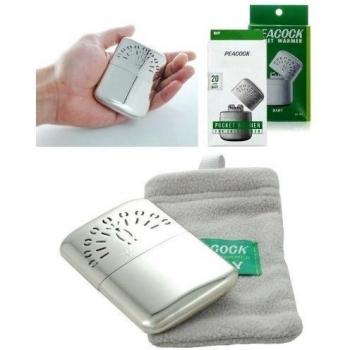 Hakkin Warmer PEACOCK Baby Mini Size POCKET HAND WARMER 20 Hours MADE IN JAPAN