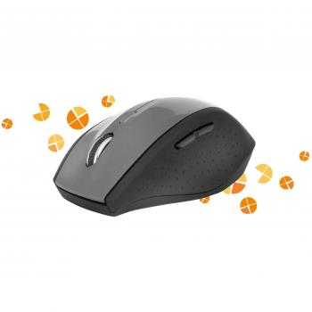 Ratón Inalámbrico Defender Ir-Laser Mouse Pulsar MM-655 Gris 6Botones 1000-2000 dpi