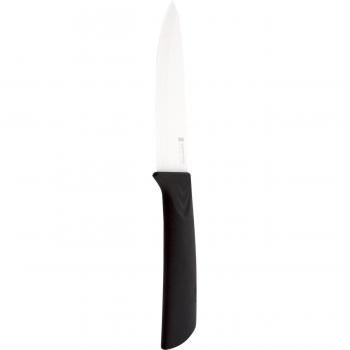 Supreminox Cuchillo de verdura de cerámica blanca de 13cm con funda protectora de hoja