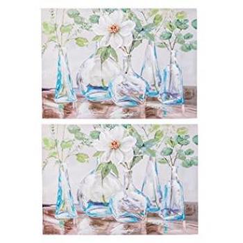 Set de 2 Lienzos Floreros 100% Pintados a Mano 70x3x50cm - Estilo y Personalidad
