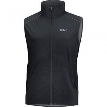 GORE WEAR R3 Chaleco de Hombre Gore Windstopper, S, Negro