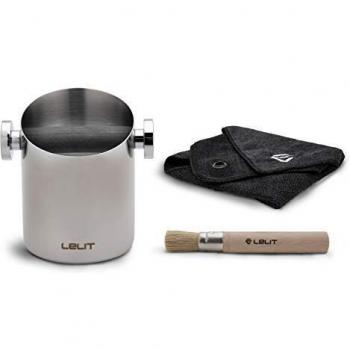 Caja de golpeo LELIT PLA360S - Accesorio para café espresso con soporte y diseño compacto
