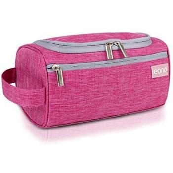 Eono by Amazon - Neceser unisex para llevar de viaje o ir al gimnasio con gancho para colgar