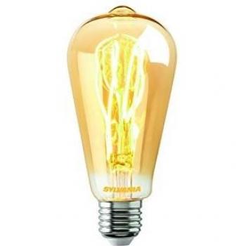 Sylvania 0028002toledo vintage st64regulable e27 55w dorado 152x 7x 7cm