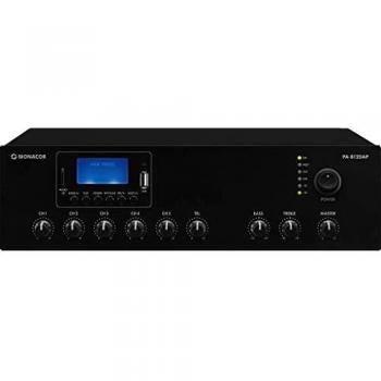 Amplificador Mezclador PA Monacor PA-812DAP 120W 1 Canal USB/SD/FM/Bluetooth