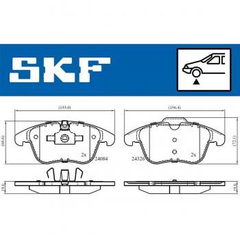 Pastillas de freno SKF VKBP 80503