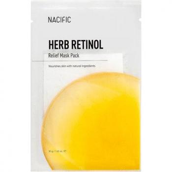 Nacific Herb Retinol Relief Mask Pack - 30g Herbal Anti-Aging Sheet Mask