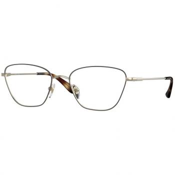 Vogue Eyewear VO4163 5021 Armazones para Mujer Marrones, Lentes Recetadas de 53 mm, Gafas Recetadas para Mujer en color Marrón