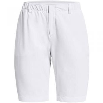 Under Armour Pantalones Cortos Links Blanco para Mujer, Extra-Large, 100% poliéster, diseño ligero y transpirable, tecnología de absorción de humedad, cintura elástica con cordón ajustable